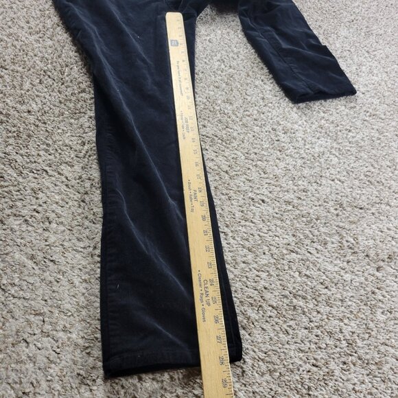 Talbots Corduroy Pants Womens 12P Petite Black Straight Leg Pant - Picture 5 of 7